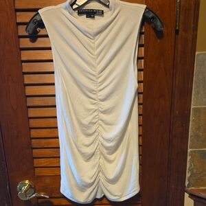 Veronica Beard Cream Sleeveless Top
